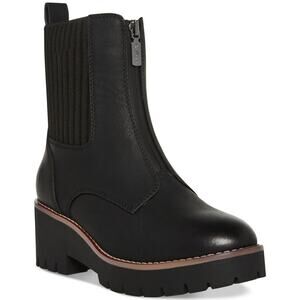 Aqua College Women's Black Waterproof Dream Zip Booties 6.5 M